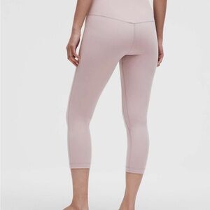 NWT Lululemon Align High-Rise Crop 21" Mauve Grey